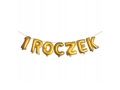 BALON NAPIS 1 ROCZEK ZŁOTY 16'' 41cm