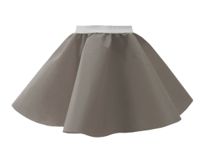 SPÓDNICZKA ROZKLOSZOWANA SZARA 35cm