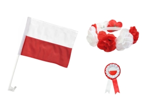 ZESTAW NARODOWY BIAŁO-CZERWONY 3el