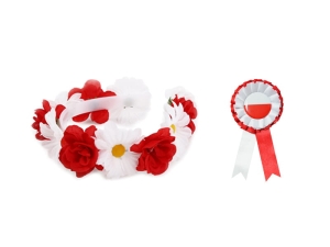 ZESTAW NARODOWY BIAŁO-CZERWONY 2el