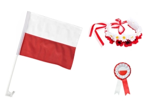 ZESTAW NARODOWY BIAŁO-CZERWONY 3el