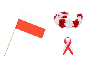 ZESTAW NARODOWY BIAŁO-CZERWONY 3el