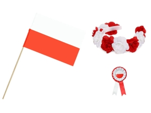 ZESTAW NARODOWY BIAŁO-CZERWONY 3el