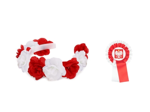 ZESTAW NARODOWY BIAŁO-CZERWONY 2el