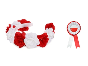 ZESTAW NARODOWY BIAŁO-CZERWONY 2el