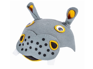 CZAPKA HIPCIO RUCHOME OCZY SZARA