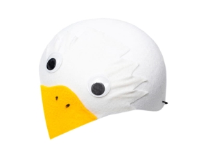 CZAPKA ORZEŁ RUCHOME OCZY BIAŁA