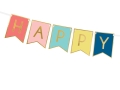BANER HAPPY BIRTHDAY KOLOROWY 1,75m
