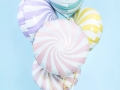 BALON CUKIEREK BIAŁO-RÓŻOWY 14'' 35cm