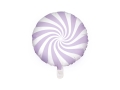 BALON CUKIEREK BIAŁO-FIOLETOWY 14'' 35cm