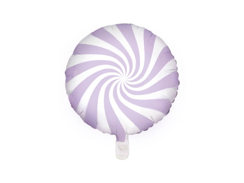BALON CUKIEREK BIAŁO-FIOLETOWY 14'' 35cm