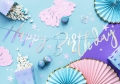 BANER HAPPY BIRTHDAY OPALIZUJĄCY 0,62m