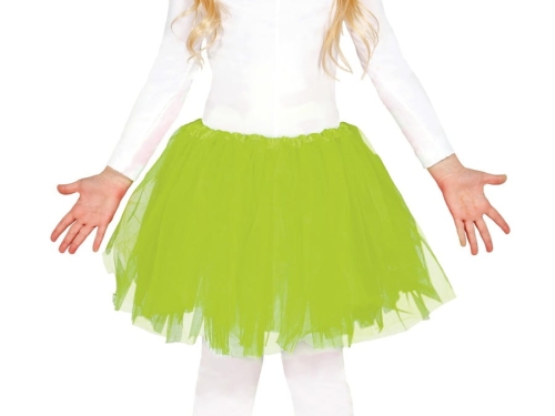 SPÓDNICZKA TIULOWA JASNOZIELONA 30cm