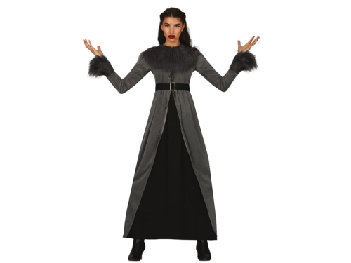 STRÓJ SUKIENKA CZARODZIEJKA YENNEFER SZARA L(42-44)