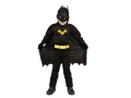STRÓJ KOMBINEZON BATMAN CZARNY 125-135