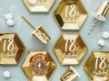KUBECZKI PAPIEROWE 18 URODZINY ZŁOTE 220ml 6szt