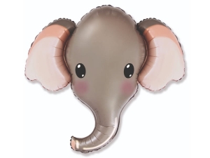 BALON SŁONIK SZARY 24'' 60cm