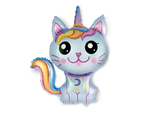 BALON KOTEK BŁĘKITNY 24'' 61cm