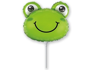 BALON FLEXMETAL ŻABKA ZIELONY 14'' 36cm