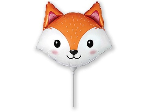 BALON LISEK BIAŁO-POMARAŃCZOWY 14'' 36cm