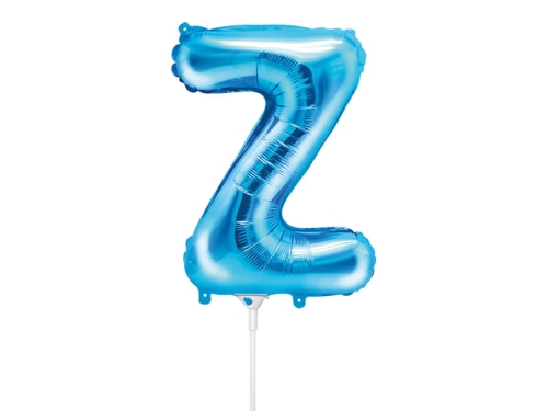 BALON LITERA Z NIEBIESKI 14'' 35cm