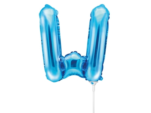 BALON LITERA W NIEBIESKI 14'' 35cm