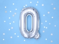 BALON LITERA Q SREBRNY 14'' 35cm