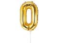BALON LITERA O ZŁOTY 14'' 35cm