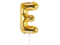 BALON LITERA E ZŁOTY 14'' 35cm