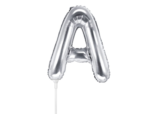BALON LITERA A SREBRNY 14'' 35cm