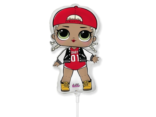 BALON MC SWAG LOL SURPRISE CZERWONY 14'' 36cm