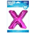 BALON LITERA X RÓŻOWY 14'' 36cm