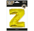 BALON LITERA Z ZŁOTY 14'' 36cm