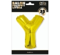BALON LITERA Y ZŁOTY 14'' 36cm
