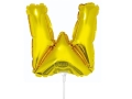BALON LITERA W ZŁOTY 14'' 36cm