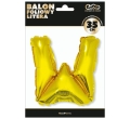 BALON LITERA W ZŁOTY 14'' 36cm
