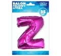 BALON LITERA Z RÓŻOWY 14'' 36cm