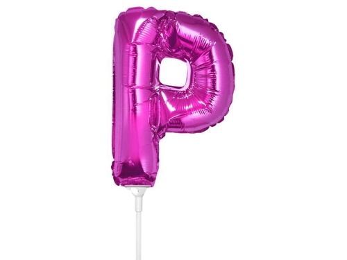 BALON LITERA P RÓŻOWY 14'' 36cm