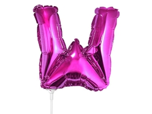 BALON GODAN LITERA W RÓŻOWY14'' 36cm