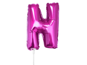 BALON GODAN LITERA N RÓŻOWY 14'' 36cm