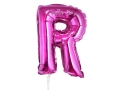 BALON LITERA R RÓŻOWY 14'' 36cm