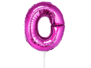 BALON GODAN LITERA O RÓŻOWY 14'' 36cm