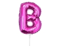 BALON LITERA B RÓŻOWY 14'' 36cm