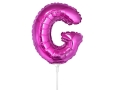 BALON LITERA G RÓŻOWY 14'' 36cm