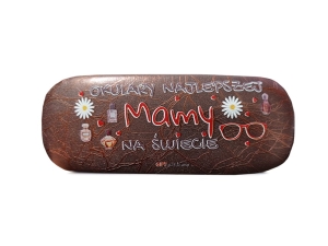 ETUI NA OKULARY NAJLEPSZEJ MAMY NA ŚWIECIE BRĄZOWE