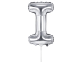BALON LITERA I SREBRNY 14'' 35cm