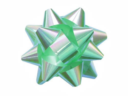 GWIAZDKA PREZENTOWA OPALIZUJĄCA ZIELONA 13cm 1szt