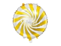 BALON LIZAK BIAŁO-ZŁOTY 14'' 35cm