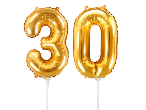 BALONY 30 ZŁOTE 14'' 35cm 2szt