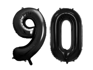 BALONY 90 CZARNE 34'' 86cm 2szt